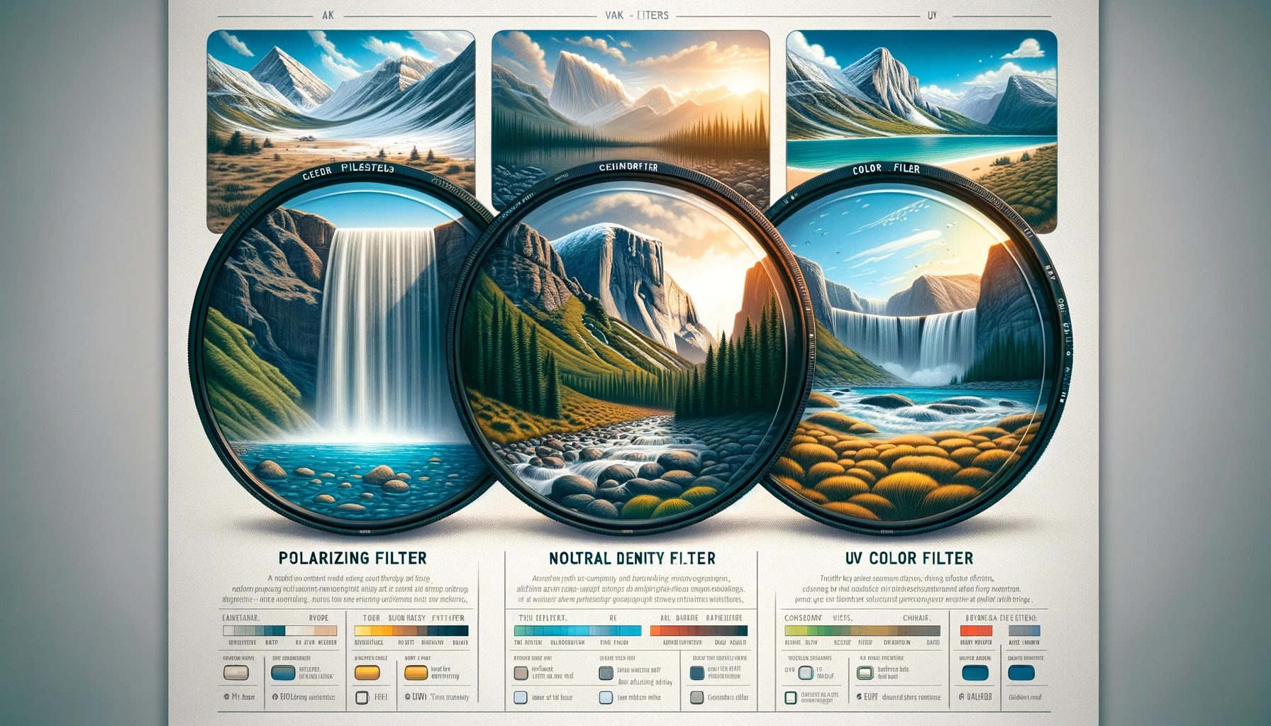 The Different Types of Camera Filters